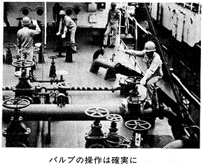 バルブの操作は確実に